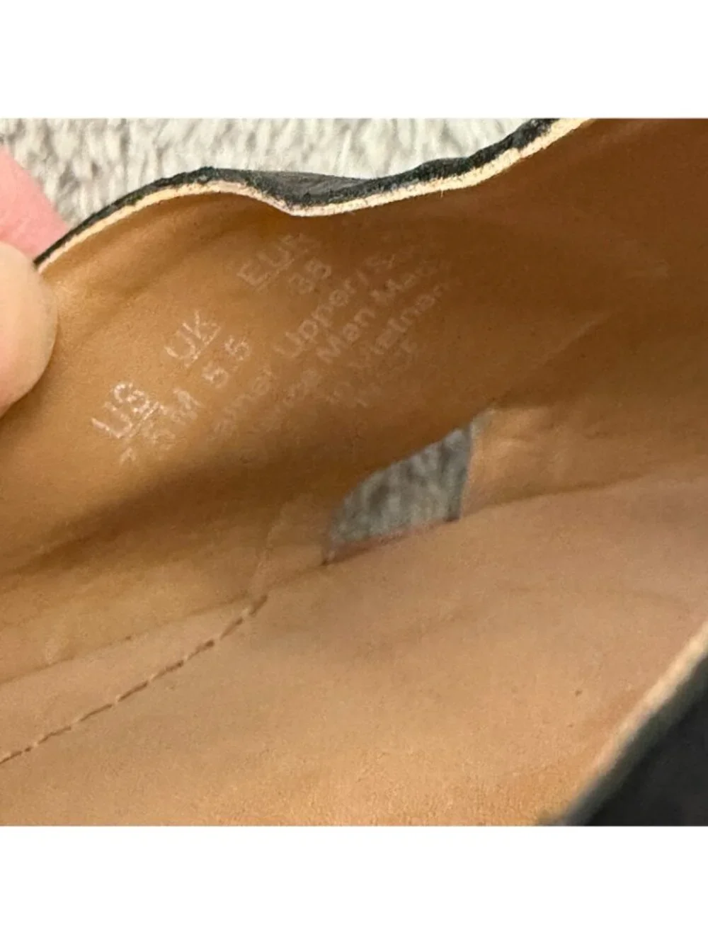 Franco Sarto Leather Open Toe D'Orsay Sandals Flats Shoes Womens 7.5 Black Brown